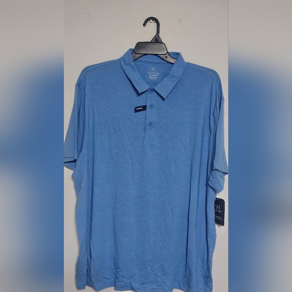 George Men's Sky Blue Polo Shirt